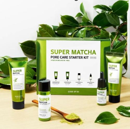 Поросуживающий набор средств с матчей SOME BY MI Super Matcha Pore Care Starter Kit